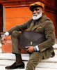 TRUE NORTH Leather Laptop Carrier and Portfolio