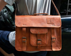 Charlie Leather Briefcase