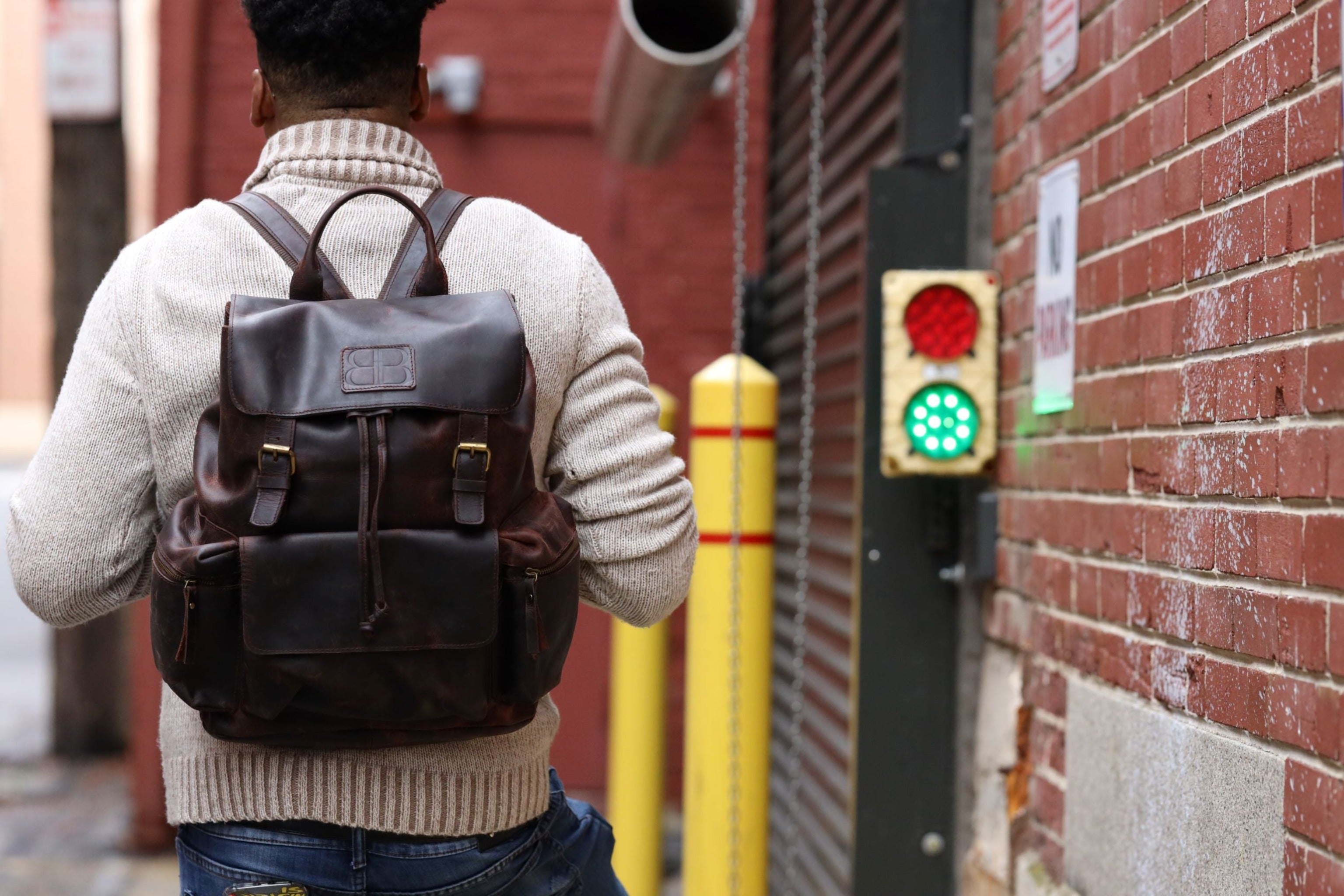 Buffalo Leather Backpack