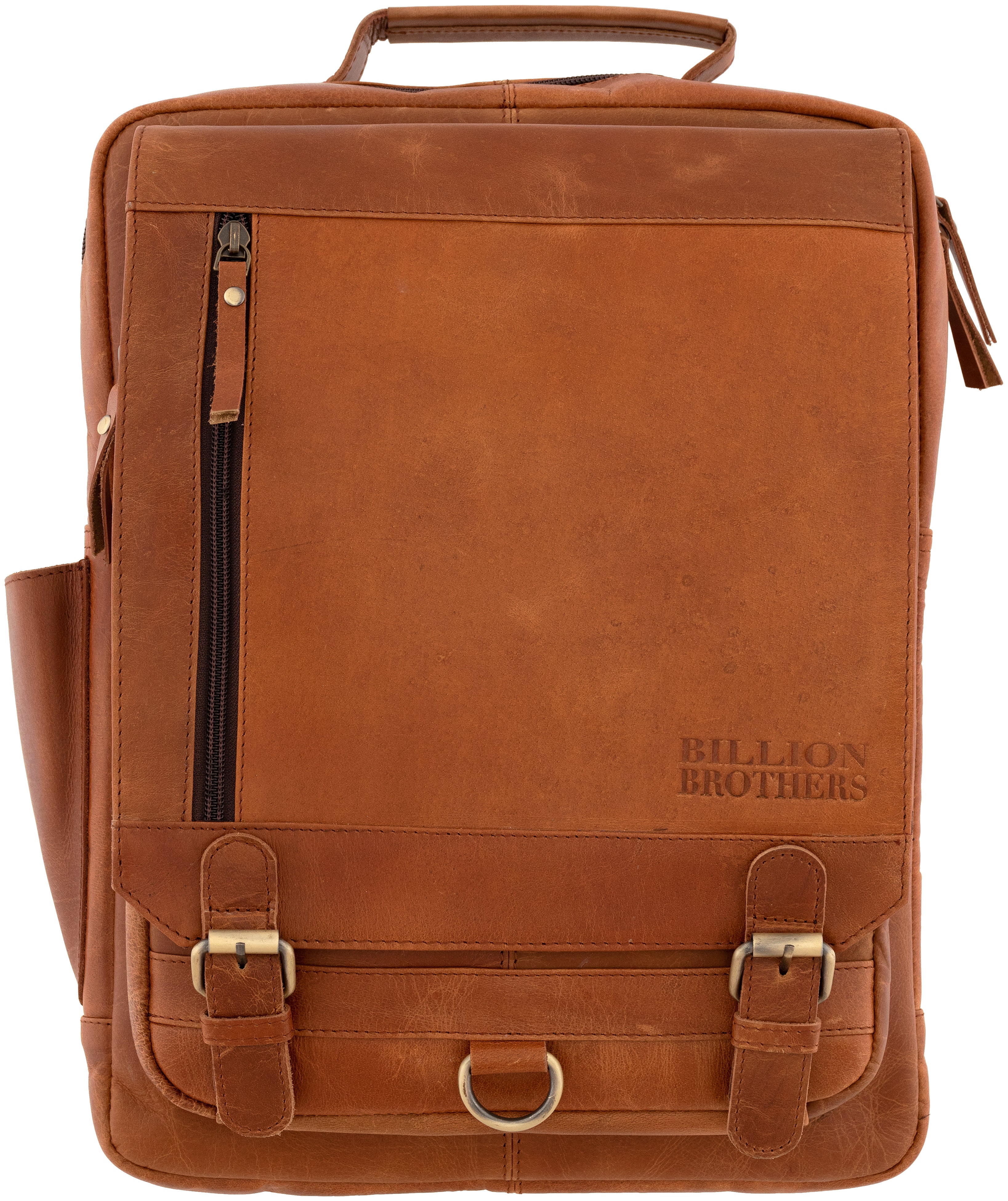 billion leather backpack Polare 17.3 Inch Full Grain for Men Multi Pockets Business Travel Laptop Rucksack Brown a Billion Brothers classic crafted from premium full Billions Backpack*