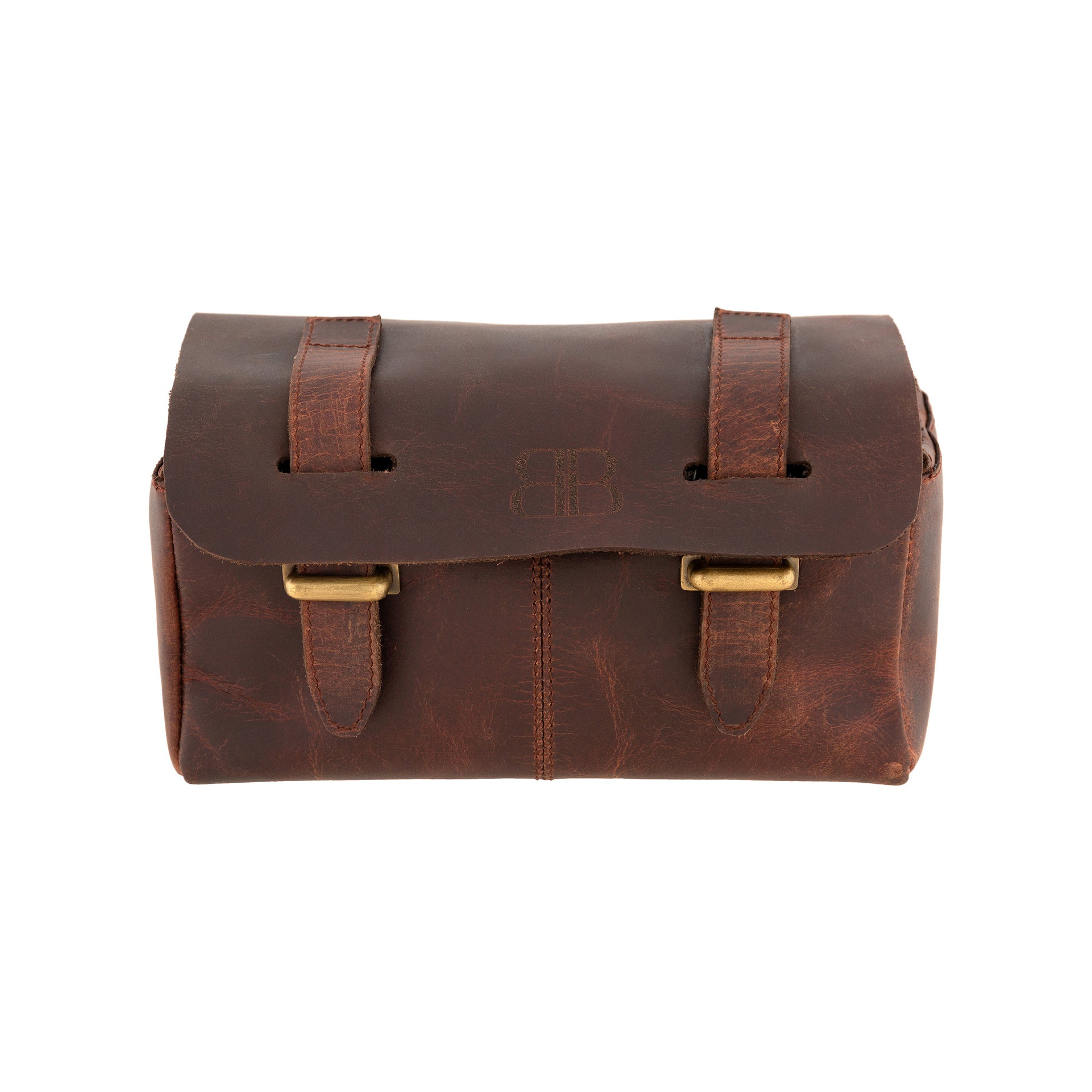 Satchmo Leather Travel Toiletry Bag & Dopp Kit Organizer